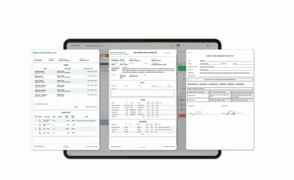 Riskcast Auto-populate Forms