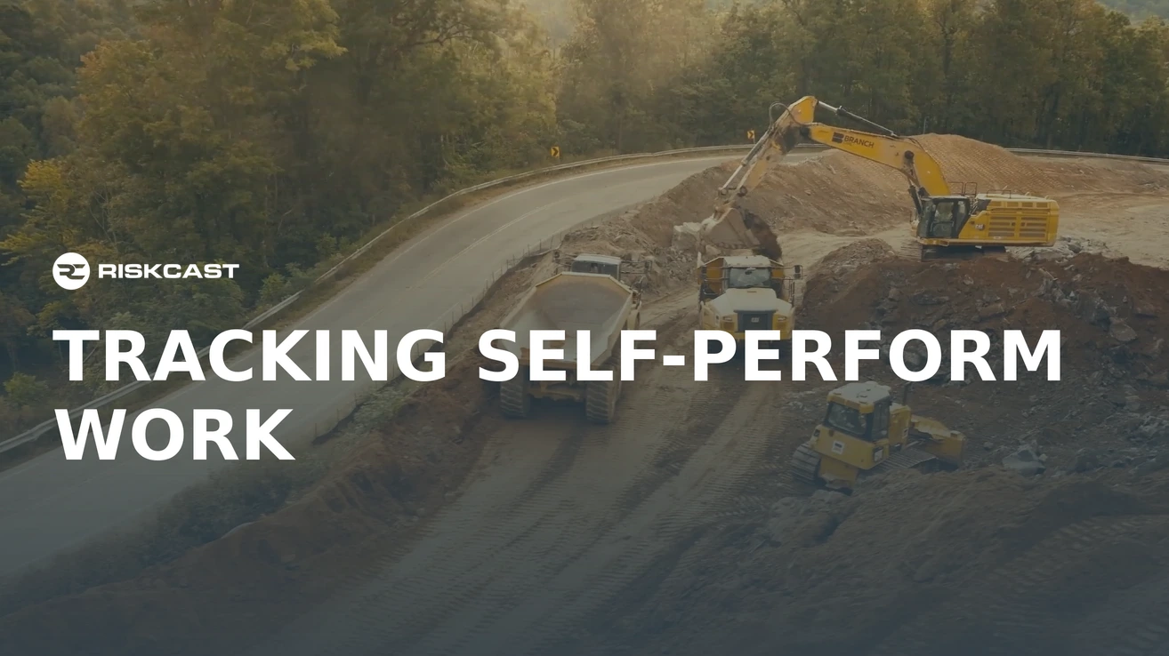 Tracking Self-Perform Work in Construction
